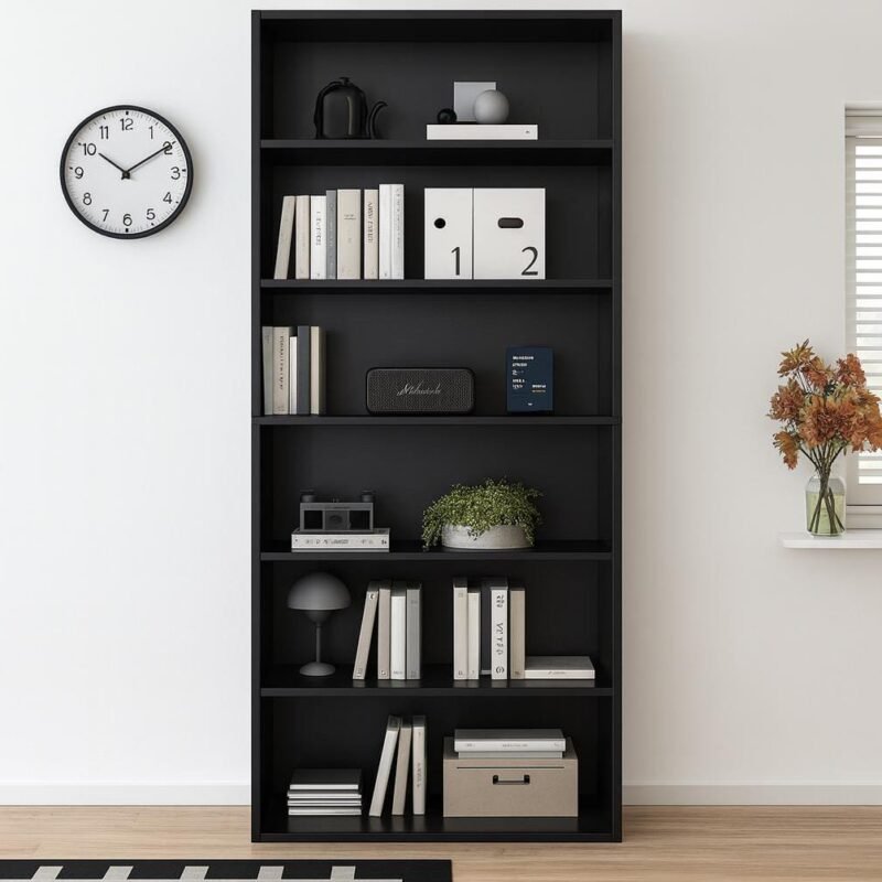 Desny Wooden Bookcase