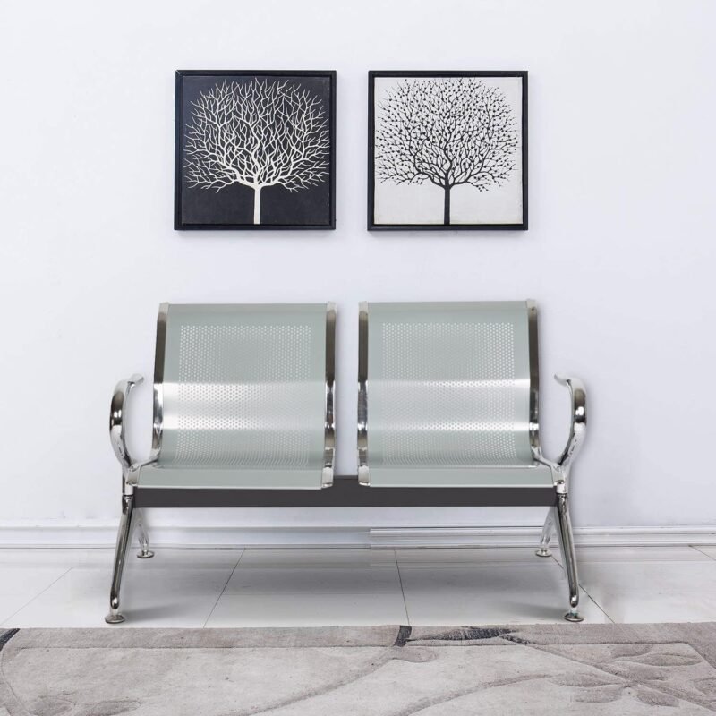 2-Seater Stainless Steal Bench