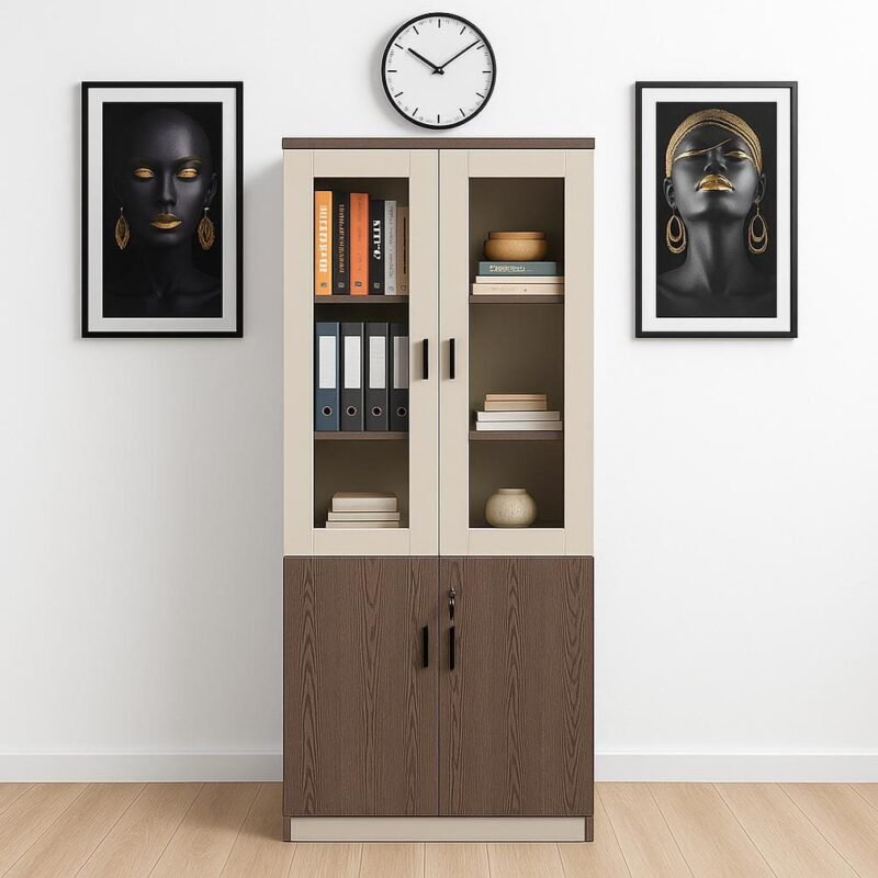 Maxistone 2 Door Wooden Filing Cabinet